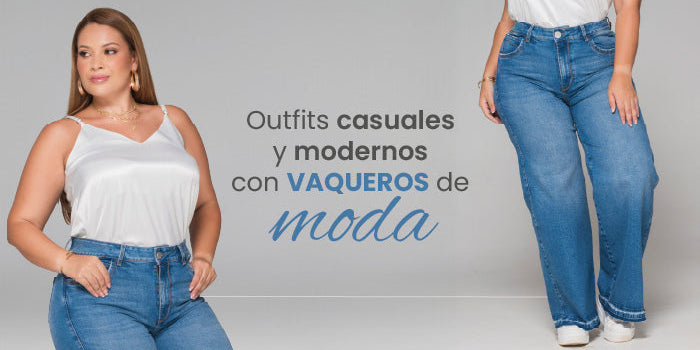 Outfits casuales y modernos con vaqueros de moda