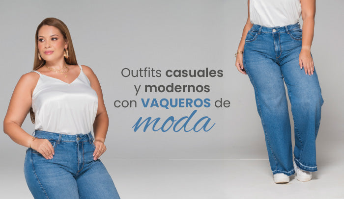 Outfits casuales y modernos con vaqueros de moda