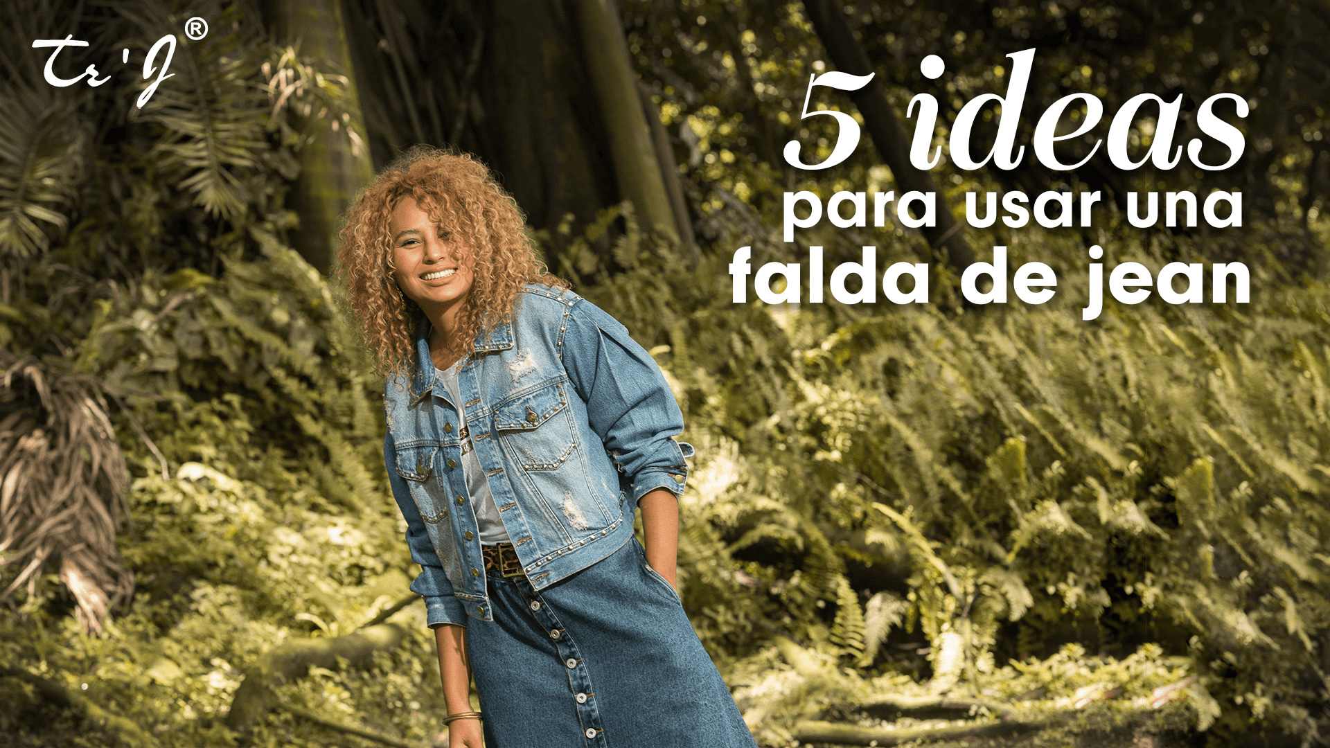 5 ideas para usar una falda de jean