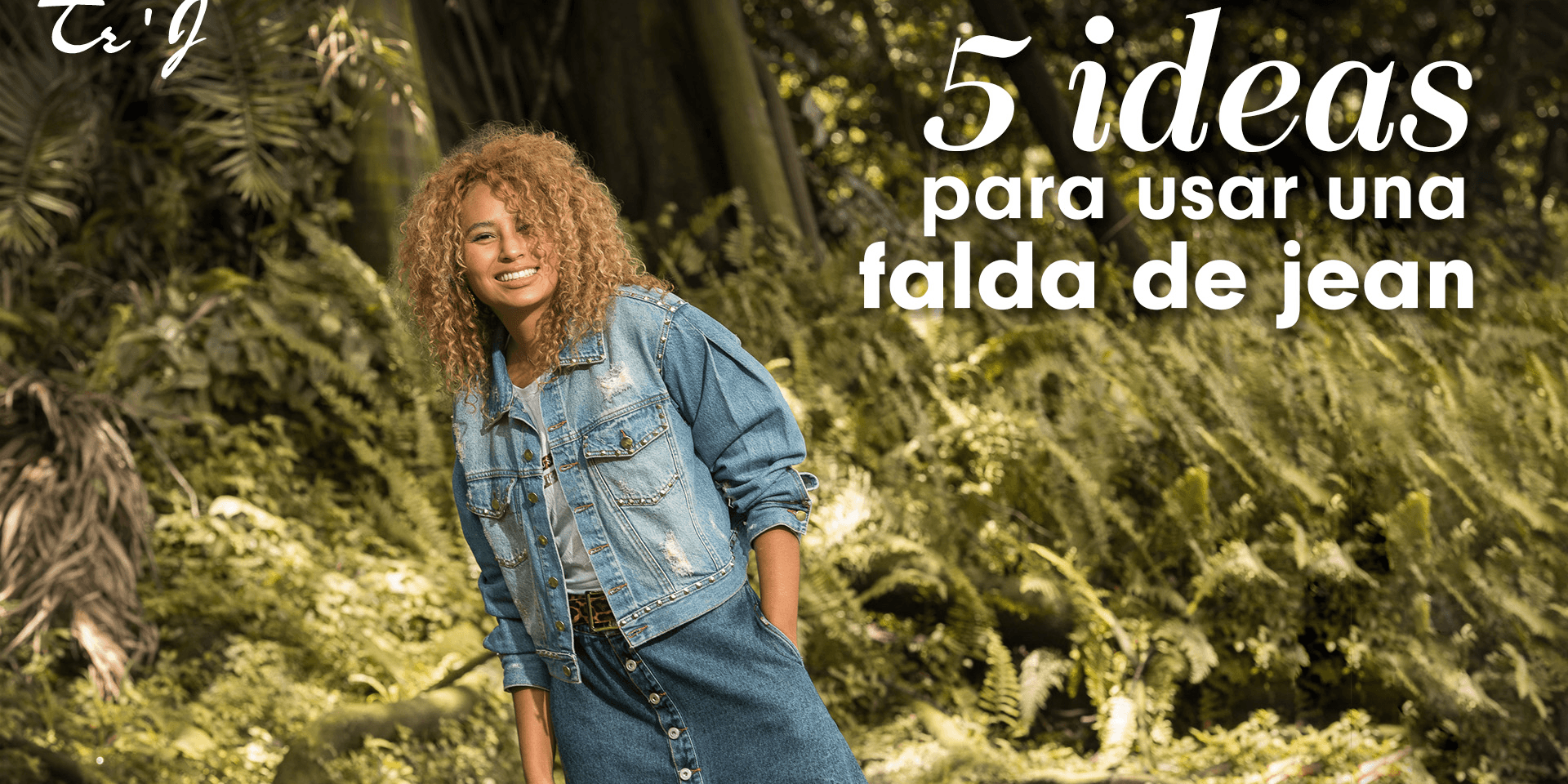 5 ideas para usar una falda de jean