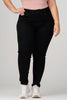 Jean Skinny Tiro Alto Color Negro Marca Trucco's Plus Size