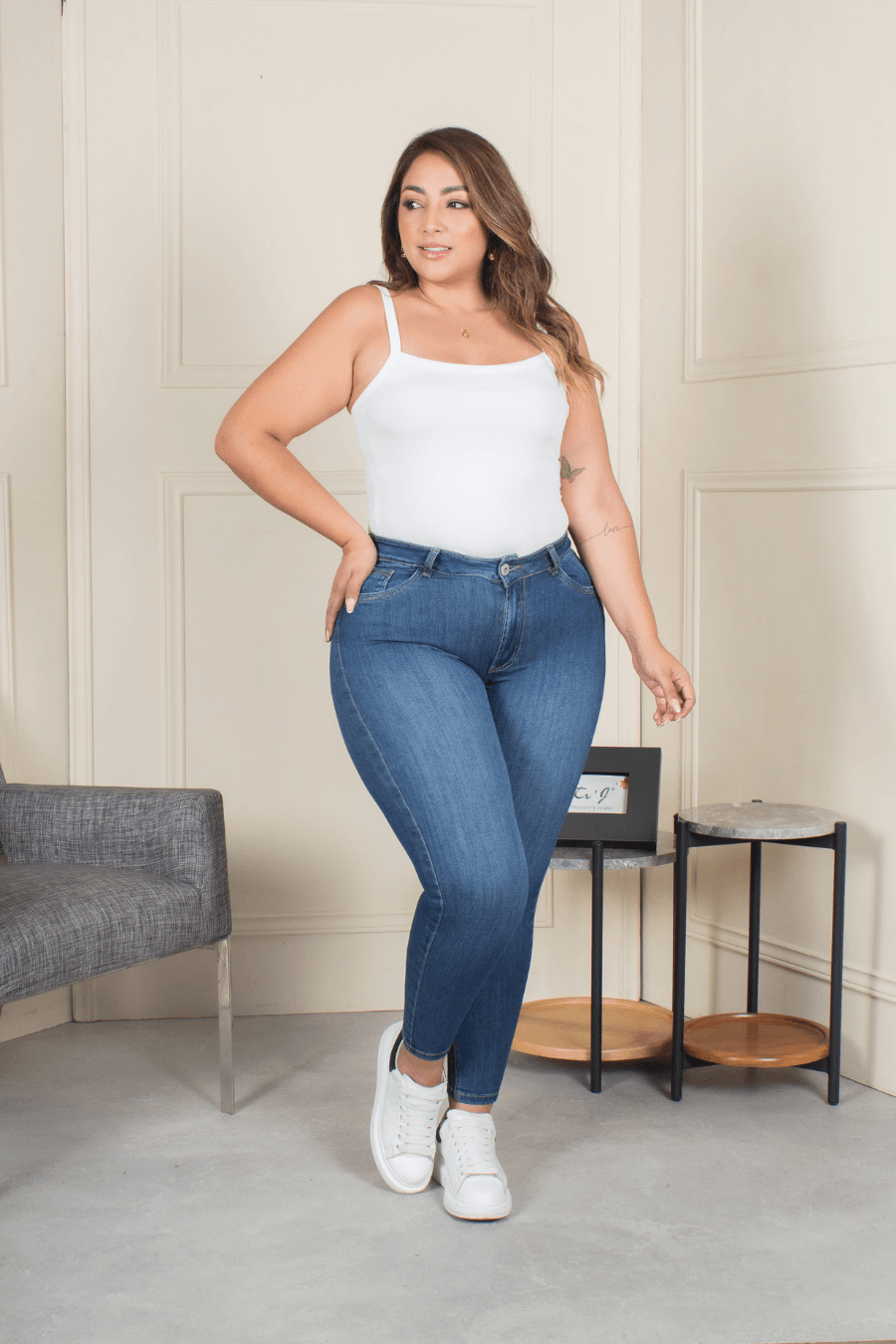 Jean Skinny Talla Única Plus Size Exclusivo Marca Trucco´s