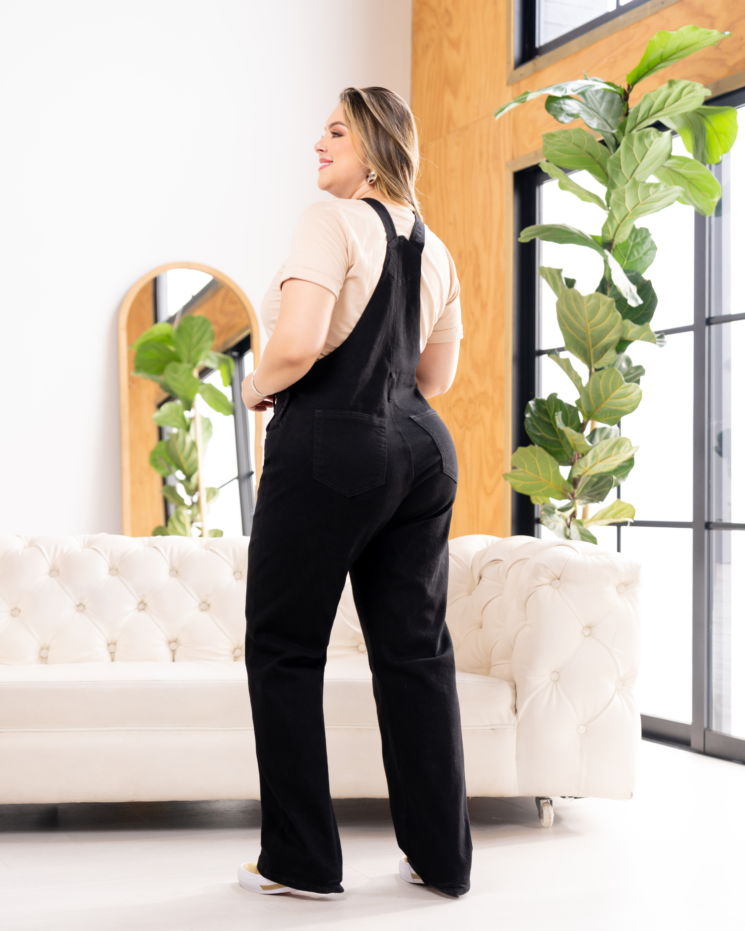 Overol Oversize Bota Recta Marca Trucco´s Plus Size