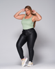 Jean Skinny Tiro Alto En Efecto Cuero Marca Trucco's Plus Size