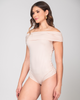 Body Tipo Panty Cuello Asimétrico Hombros Caídos Marca Trucco´s