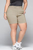 Bermuda Clásica Tiro Alto Con Bolsillos Marca Trucco's Plus Size