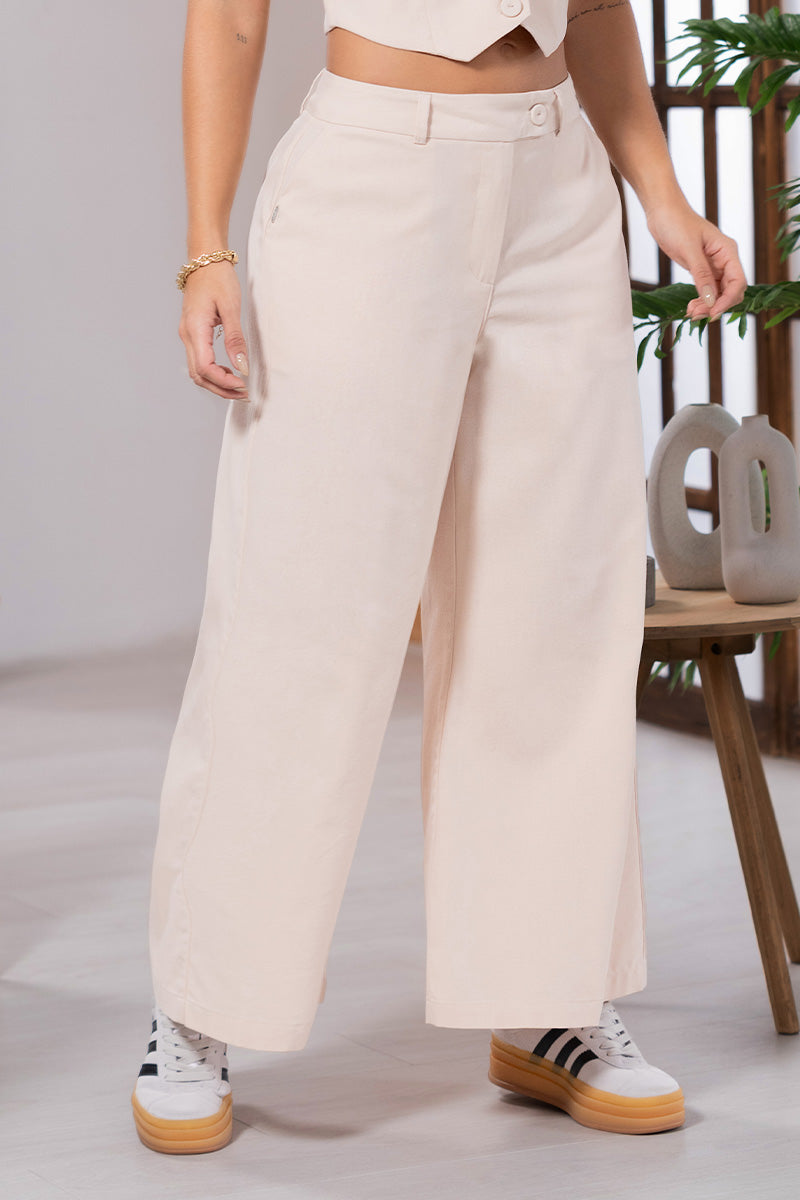 Set 2 Piezas Pantalón Tipo Culotte Chaleco Corto Marca Trucco´s