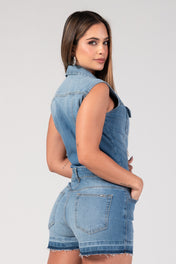 Enterizo Corto Ruedo Suelto Marca Trucco´s