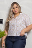 Camisa Manga Corta Escote en Espalda Marca Trucco´s Plus Size