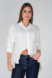 Camisa Manga Larga Asimétrica marca Trucco´s