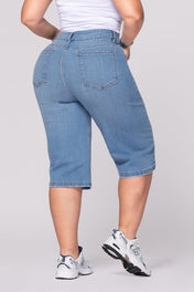 Bermuda Clásica Tiro Alto Marca TRucco´s Plus Size
