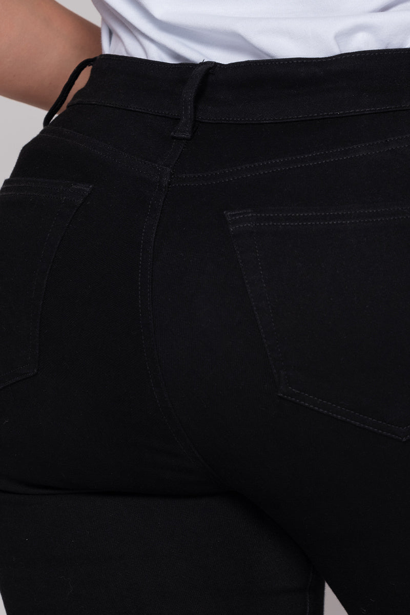 Jean Skinny  Tiro Alto Talla Única Negro Plus Size Exclusivo Marca Trucco´s