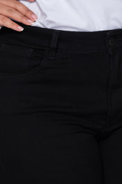 Jean Skinny  Tiro Alto Talla Única Negro Plus Size Exclusivo Marca Trucco´s