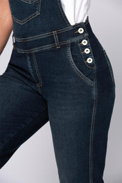 Overol Oversize Bota Recta Tiro Alto Tapa con Bolsillos Marca Trucco´s