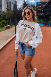Short Tiro Alto Pretina Con Cordón Marca Trucco´s