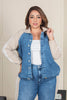 Chaqueta Active Bloque Denim En contraste Marca Trucco´s Plus Size