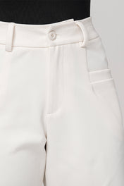 Pantalón Wide Leg Tiro Alto Textura Rib Acanalada Marca Trucco´s