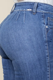Jean Skinny Tiro Alto Efecto Levanta Cola Marca Trucco´s