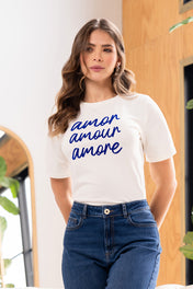 Camiseta Básica Estampada Marca Trucco´s