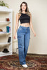 Jean Wide Leg Tipo Cargo Tiro Alto Marca Trucco´s