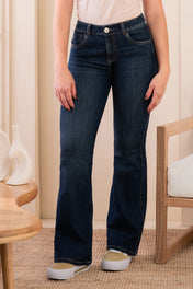 Jean SemiCampana Tiro Alto Efecto Levanta Cola Marca Trucco´s
