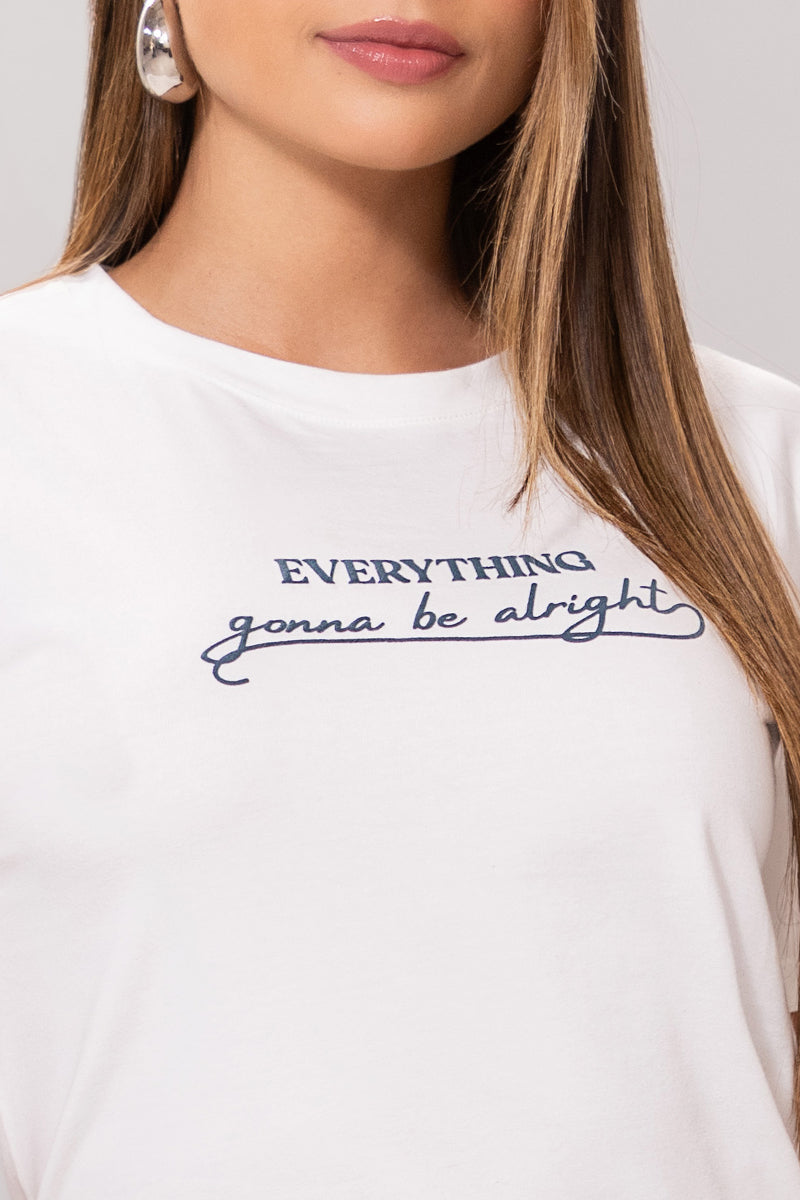 Camiseta Básica Estampado en Relieve Marca Trucco´s
