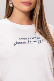 Camiseta Básica Estampado en Relieve Marca Trucco´s