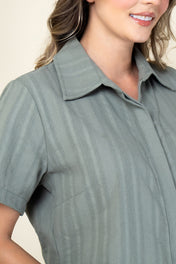 Set 2 Piezas Short Pasadores Tipo Charretera Camisa Corta Marca Trucco´s