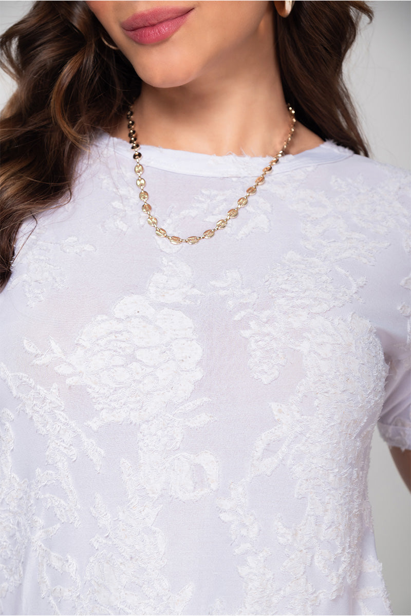 Camiseta Textura en Devoré Marca Trucco´s