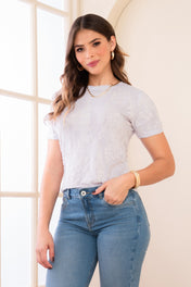 Camiseta Textura en Devoré Marca Trucco´s
