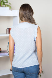 Blusa Manga Sisa Plisada Tela con Textura Marca Trucco´s