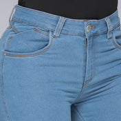 Jean Clásico Bota Recta Tiro Alto Marca Trucco´s