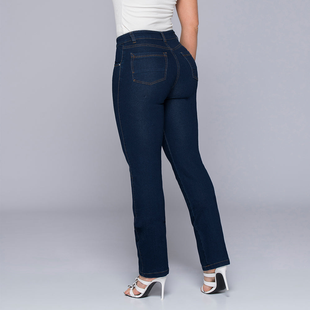 Jean Clásico Bota Recta Tiro Alto Marca Trucco´s