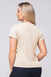 Camiseta Básica Color Gris, Salmón, Dorado Y Negro Marca Trucco's