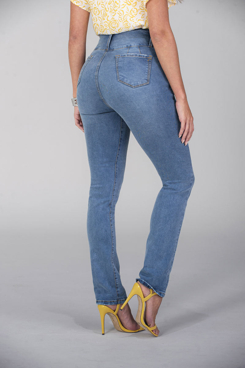 jean con control de abdomen