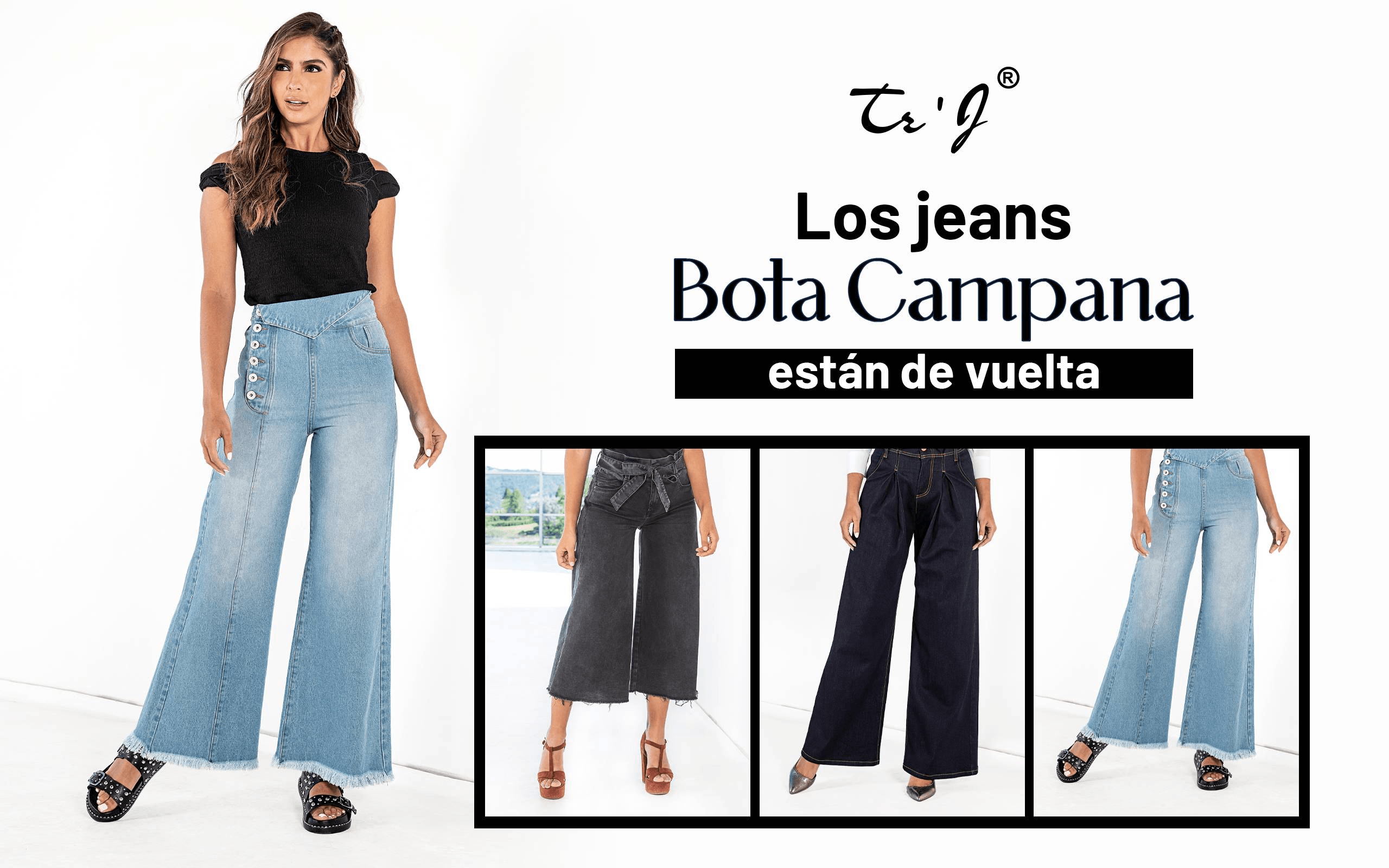Pantalones botas anchas hotsell