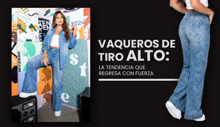 Vaqueros de tiro alto: La tendencia que regresa con fuerza