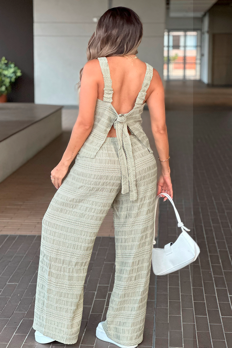 Set Pantalón 2 Piezas Conjunto Elegante Marca Trucco´s