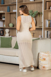 Vestido Largo Manga Sisa Marca Trucco´s