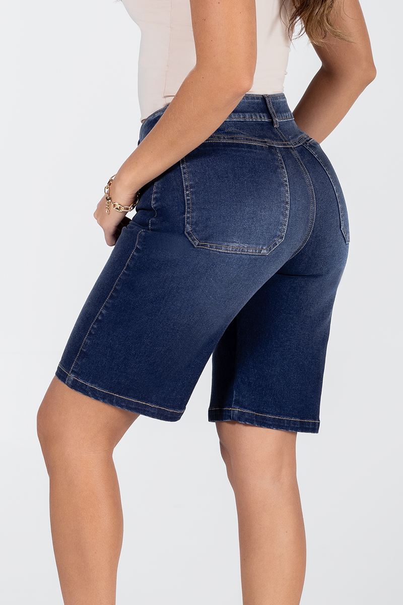 Bermuda Tiro Alto Chic Marca Trucco´s