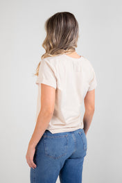 Camiseta Basic Mujer Corte Relax en Algodón Suave Estilo Urbano Marca Trucco´s