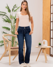 Jean Bota Recta Tiro Alta Sesgo a Tono Marca Trucco´s