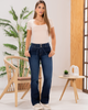 Jean Bota Recta Tiro Alta Sesgo a Tono Marca Trucco´s