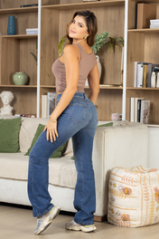 Jean Bota Recta Tiro Alto Marca Trucco´s