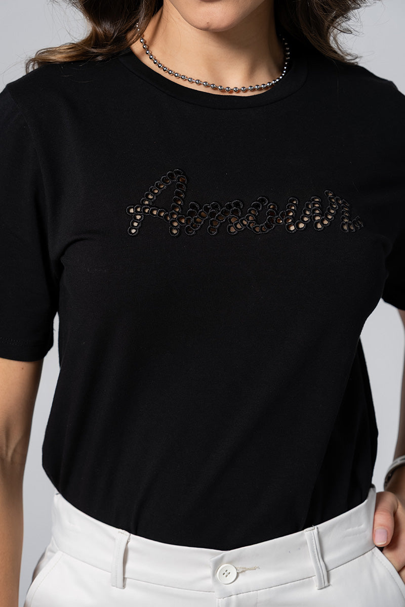 Camiseta Basic Mujer Escote Redondo Corte Slim Casual Marca Trucco´s