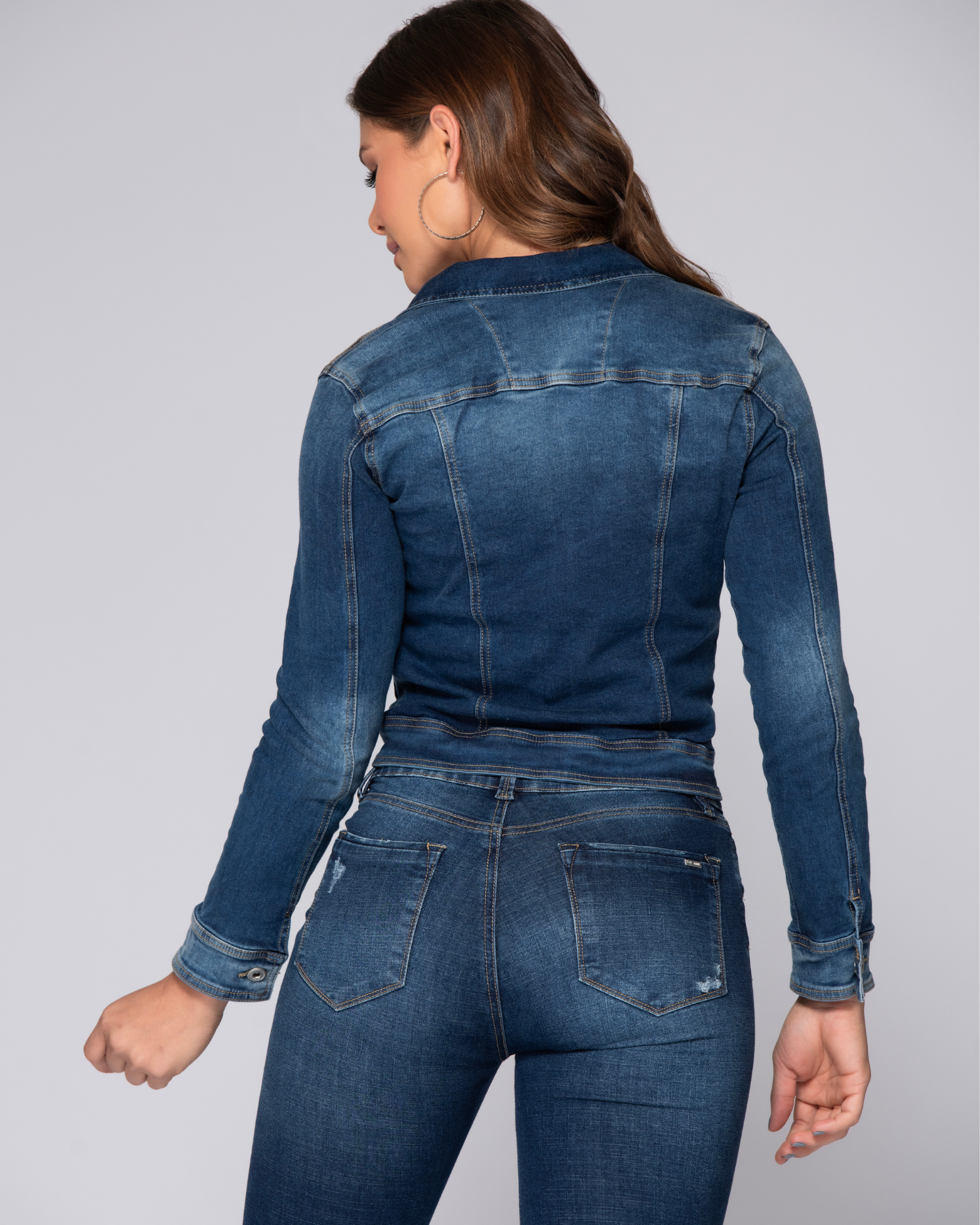 Chaqueta Denim Elemental Efecto Degradé Marca Trucco´s
