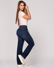Jean Bota Recta Tiro Alta Sesgo a Tono Marca Trucco´s