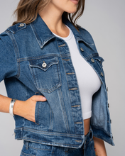 Chaqueta Denim Clásica Charretera en Ruedo Marca Trucco´s