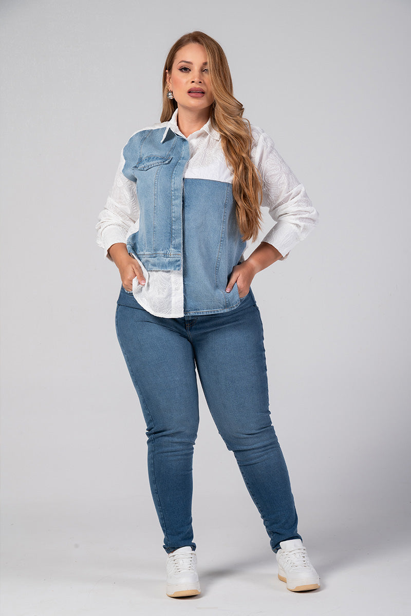 Camisa Manga Larga Marca Trucco´s Plus Size