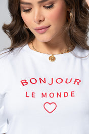 Camiseta Básica Slim Fit para Mujer — Corte Entallado y Tejido Suave Marca Trucco´s